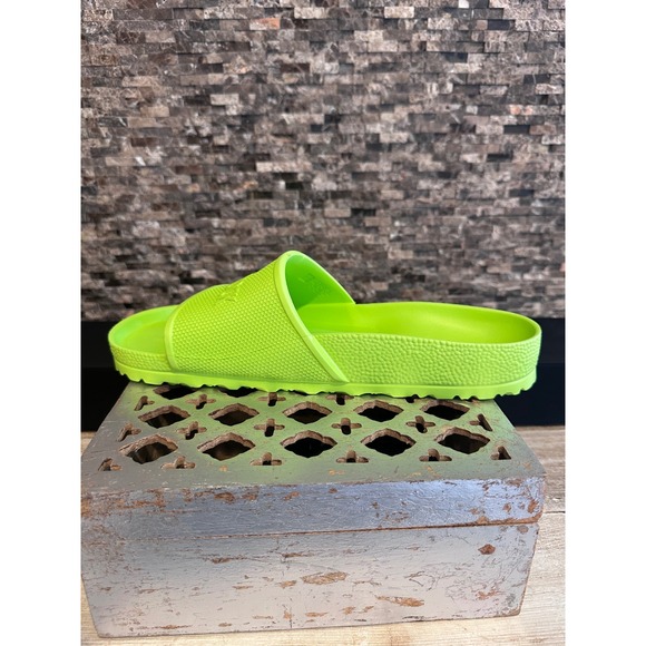 Birkenstock Barbados EVA Slide Sandals Lime Green Neon Mens 9 Womens 11 EU 42